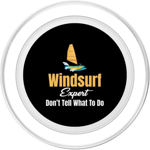 Vista 2 de Windsurf Expert Don't Tell Me What To Do Boardsailing PopSockets MagSafe PopGrip for iPhone