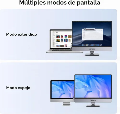 Vista 7 de UGREEN Monitor portátil de 16 pulgadas 2.5K con soporte magnético