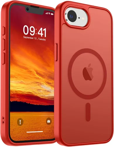Vista 292 de SUPFINE Funda magnética para iPhone SE 2022 (3ª)/2020 (2ª), iPhone 8 (compatible con MagSafe) (protección contra caídas de grado militar), funda