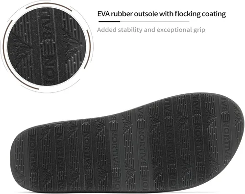 Vista 4 de NORTIV 8 Chanclas para hombre, cómodas y ligeras, zapatos de playa