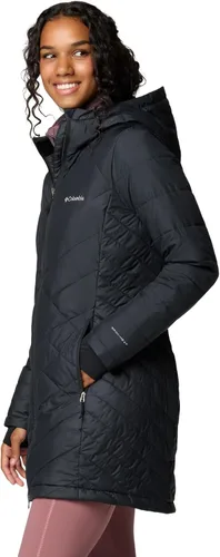 Vista 5 de Columbia Chaqueta larga con capucha Heavenly para mujer Negro