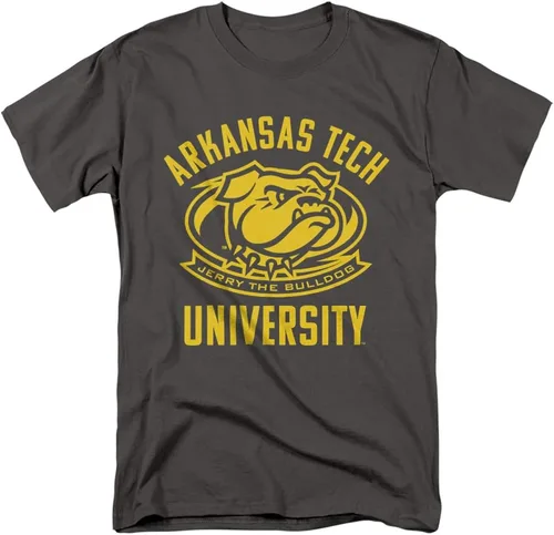Vista 6 de Arkansas Tech University Camiseta oficial de un solo color unisex para adulto Carbón Heather