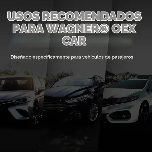 Vista 2 de Wagner Brake OEX OEX1035 - Juego de pastillas de freno de disco de cerámica prémium