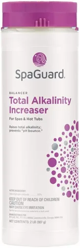 Vista 2 de SpaGuard - Aumentador de la alcalinidad total (2 libras) Evita el rebote del pH, equilibrador de agua probado para piscinas, adecuado para spas