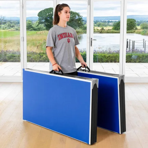 Vista 4 de Vermont Mesa de ping pong plegable - Tenis de mesa portátil prémium Montaje rápido