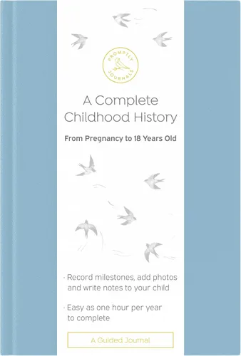 Vista 12 de Promptly Journals, Una historia completa de la infancia: desde el embarazo hasta los 18 años (Aloe Green, Leatherette) Libro para bebés y diario