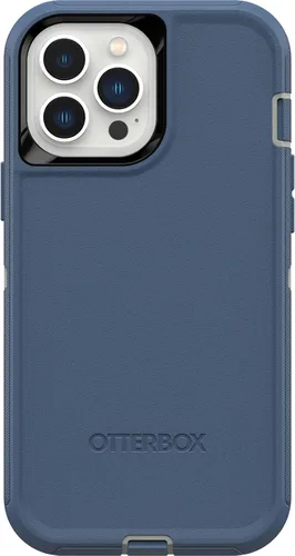 Vista 4 de OtterBox serie Defender - Carcasa para iPhone 13 Pro Max y iPhone 12 Pro Max (edición sin pantalla), color negro