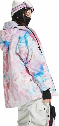 Vista 5 de VECTOR PRIME Pantalones de esquí aislados para mujer, pantalones de snowboard impermeables para mujer