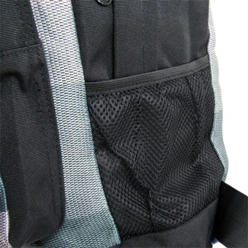 Vista 5 de W-POWER JDM Bride Racing Mochila de viaje para laptop, parte inferior marrón con correas de arnés ajustables (XL-negro)