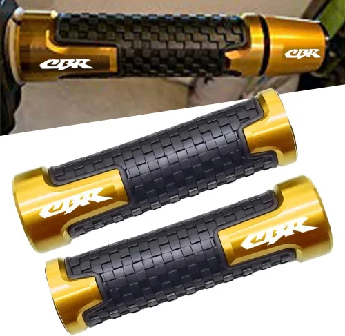 Vista 20 de 2 piezas de empuñaduras de manillar para motocicleta 7/8" 22mm para Honda CBR600F CBR125R CBR150R CBR250R CBR400 NC23 NC29 CBR600 F2 F3 F4 F4i