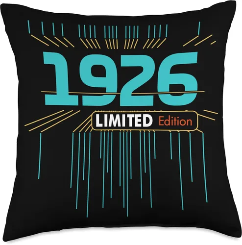 Vista 4 de Retro Gaming 1926 Limited Edition Birthday 1926 Men Woman Throw Pillow