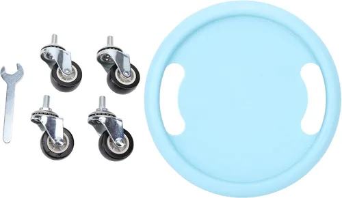 Vista 5 de Entrenador de 4 ruedas para mayor fuerza del núcleo y disco deslizante de rodillo de fitness, dispositivo de entrenamiento premium inodoro