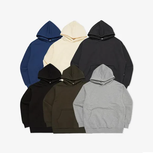 Vista 4 de PAODIKUAI Men Hoodie Sweatshirt Loose Fit Fashion Pullover Hoodie Casual Long Sleeve Hooded Sweatshirt With Pocket