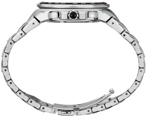 Vista 2 de Seiko Reloj de cuarzo cronógrafo con correa de acero inoxidable para hombre