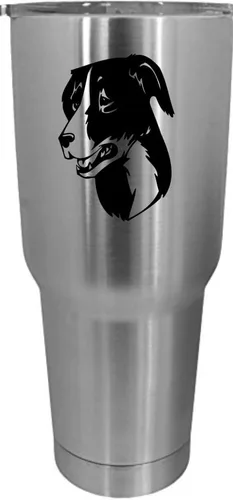 Vista 305 de Cairn Terrier - Vaso grabado con temática de perro, 30 onzas