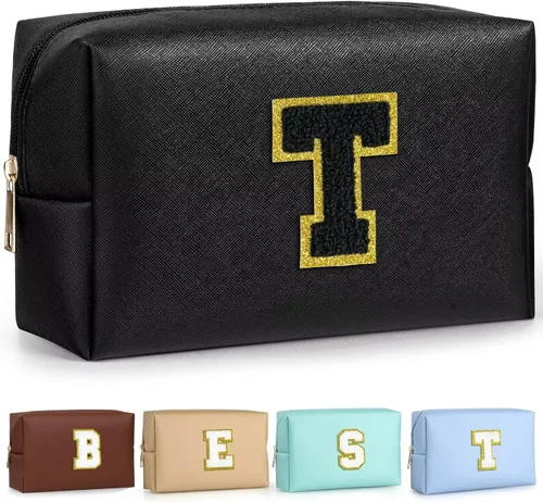 Vista 129 de TOPEAST - Bolso de maquillaje para mujer, Negro -, A