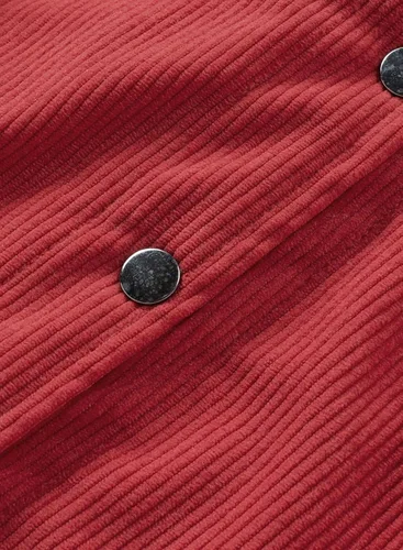 Vista 9 de SHEWIN Chaquetas casuales de pana Sherpa para mujer, de manga larga, con botones, de forro polar, con solapa