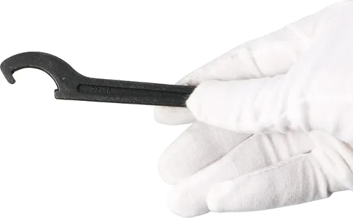Vista 4 de uxcell Llave inglesa de gancho C portabrocas para tuerca redonda de 0.866-1.024 in