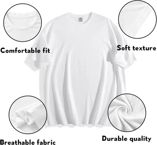 Vista 5 de Camisetas personalizadas para hombres y mujeres, hechas en Estados Unidos, camisetas personalizadas con texto/foto frontal y trasera, camisetas