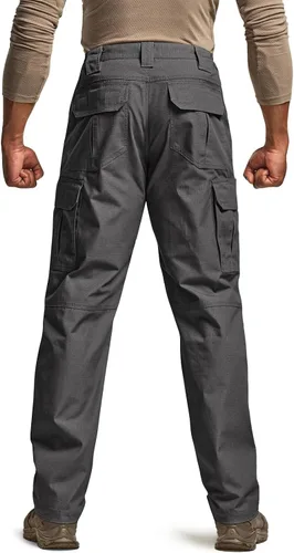 Vista 2 de CQR Men's Tactical Pants, Water Resistant Ripstop Cargo Pants, Lightweight EDC Work Hiking Pants, Outdoor Apparel
