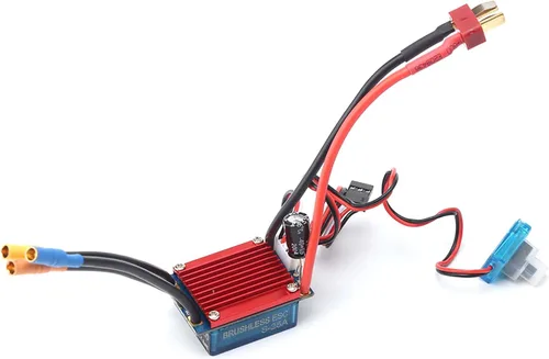 Vista 3 de GoolRC 2430 7200KV 4P Motor sin escobillas sin sensores con 25A ESC sin escobillas controlador de velocidad eléctrico para 1/16 1/18 RC Car Truck