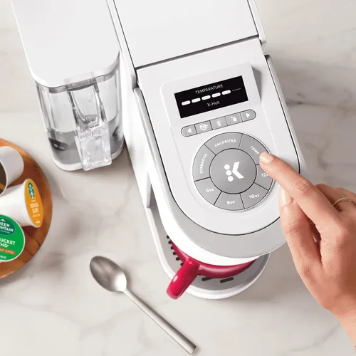 Vista 21 de Keurig K-Supreme SMART Cafetera de una sola porción con compatibilidad WiFi, 4 tamaños de preparación y depósito extraíble de 66 onzas, compatible