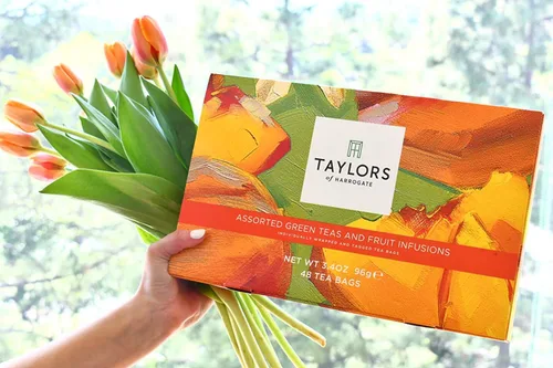Vista 6 de Taylors of Harrogate Caja de variedad de té verde e infusiones de hierbas, 48