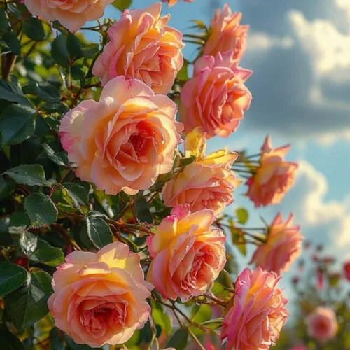 Vista 4 de Más de 500 rosas trepadoras perennes para plantar arbustos trepadores de vid fragante mariposa rara sin OMG semillas de flores de herencia