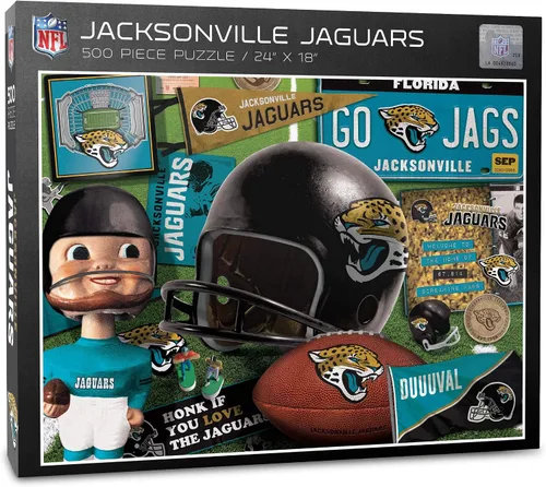 Vista 21 de YouTheFan - Rompecabezas serie retro NFL, 500 piezas