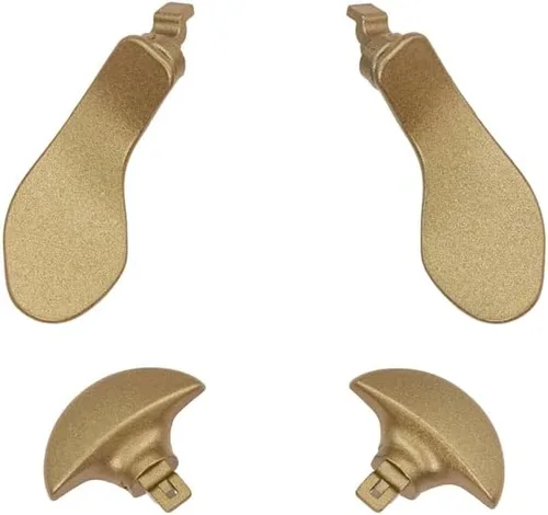 Vista 4 de Paletas traseras de metal para PS5 Edge Controller Reemplazo 4PCS Metal Back Paddles Botones (dorado)