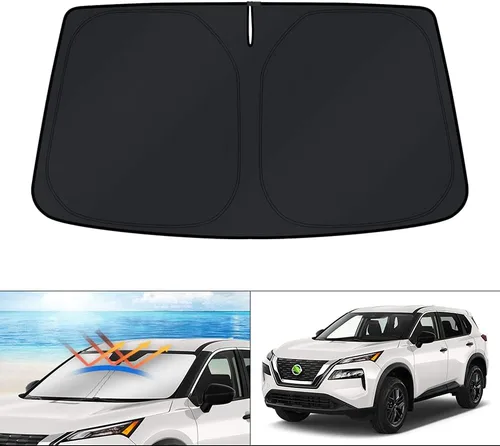 Vista 127 de KUST Parasol para parabrisas para BMW X1 F48 2016, 2017, 2018, 2019, 2020, 2021, 2022, accesorios de ajuste personalizado, parasol plegable