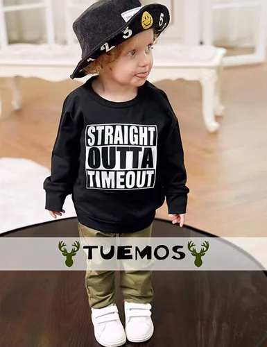 Vista 2 de TUEMOS Ropa para niños pequeños, trajes de otoño e invierno para niño