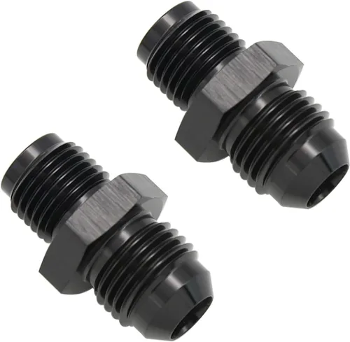 Vista 18 de Adaptador de ajuste de tubo de aluminio -4AN AN4 macho acampanado a rosca macho de 5/8 x 18 con asiento invertido, conector acampanado invertido