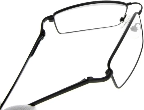 Vista 3 de Eyekepper Anteojos de lectura con bisagras de resorte con puente de titanio de memoria flexible para hombres y mujeres (negro, +0.50)