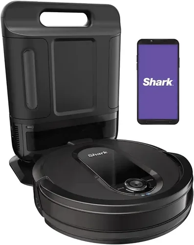 Vista 3 de Shark AV1010AE IQ Robot Aspiradora con Base de Autovaciado XL, Sin Bolsa, Capacidad de 45 Días, Navegación Avanzada, Alexa y Wi-Fi, Cepillo