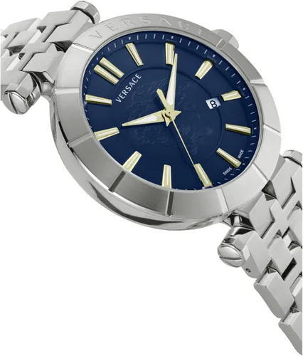 Vista 3 de Versace Reloj V-Race azul para hombre VE2B00421 Acero inoxidable V-Race