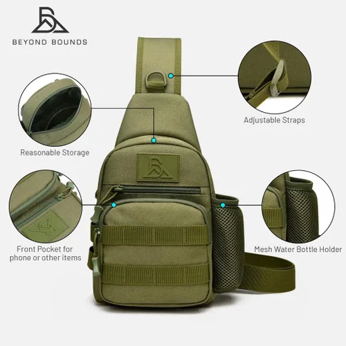 Vista 3 de BEYOND BOUNDS Parent Day Packs New, Verde, Mochilas Daypack