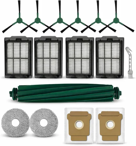 Vista 9 de Paquete de 6 cepillos de barrido de bordes compatibles con iRobot Roomba 705/505/405/205/105/105/Essential Series Robot Side Brush Partes