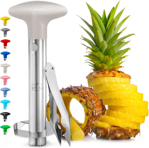 Vista 21 de Zulay Kitchen Herramienta Premium para Descorazonar Manzanas - Hojas Ultra Afiladas de Acero Inoxidable y Serradas para Descorazonar Fácilmente