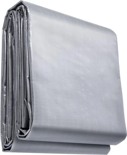 Vista 9 de VEVOR Lona impermeable de 16 x 20 pies, cubierta de lona de polietileno de plástico de 10 mil, lona multiusos resistente a desgarros, rayos UV