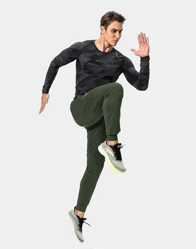 Vista 5 de G Gradual Pantalones deportivos para hombre con bolsillos con cierre y pantalones deportivos para correr y entrenar