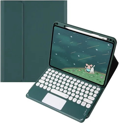 Vista 9 de kaitesi Funda con Teclado para iPad 9ª 8ª 7ª Generación iPad 10.2 pulgadas Touchpad Teclado Desmontable para iPad Air 3ª Generación 10.5"/iPad Pro