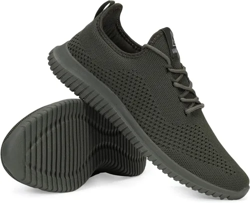 Vista 4 de BXYJDJ Zapatos deportivos para correr para hombre, para caminar, atléticos, gimnasio, fitness, deportes, ligeros, informales, para trabajo, correr
