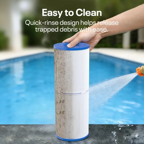 Vista 7 de POOLPURE Filtro de bañera de hidromasaje PLFPRB25-IN reemplazar a Unicel C-4326, Guardian 413-106, Filbur FC-2375, FC-2370, 3005845, 17-2327