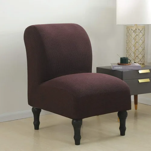 Vista 3 de Fundas elásticas para silla sin brazos, para muebles, cubiertas protectoras, removibles, lavables para el hogar el hotel