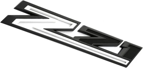 Vista 5 de 2 piezas de repuesto de emblemas Z71 para Silverado 1500 2500 3500 2019-2021 84632695 Placa de identificación OEM (blanco)