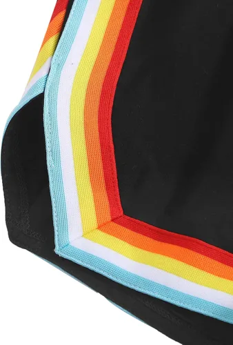 Vista 5 de SweatyRocks Conjunto de 2 piezas para mujer con top corto halter y pantalones cortos