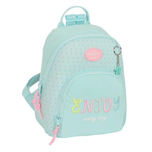 Vista 2 de Mochila BlackFit8 Enjoy Mini Verde 25 x 30 x 13 cm