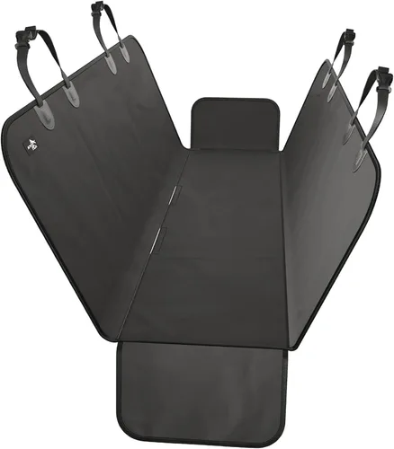 Vista 11 de Active Pets Funda Impermeable Tipo Hamaca Estándar para Asiento de Automóvil, Se Adapta a Sedanes, Hatchbacks, Crossovers, Cupés, Vehículos Naranja