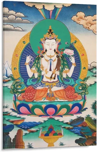 Vista 95 de Póster artístico con texto en inglés «Lord Shiva And His Family» («Lord Shiva And His Family») - Póster decorativo moderno para decorar la pared